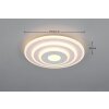 Reality Goya Plafondlamp LED Wit, 1-licht, Afstandsbediening