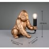Reality Kong Tafellamp Goud, 1-licht