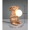 Reality Rabbit Tafellamp Goud, 1-licht