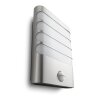 Philips verlichting Raccoon Wandlamp LED Zilver, 1-licht, Bewegingsmelder