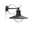 Philips verlichting Topiary Wandlamp Zwart, 1-licht