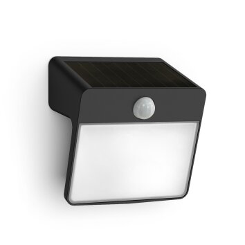 Philips verlichting Yarixa Wandlamp LED Zwart, 1-licht