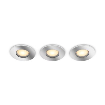 Philips verlichting Adore Plafondlamp Zilver, 1-licht