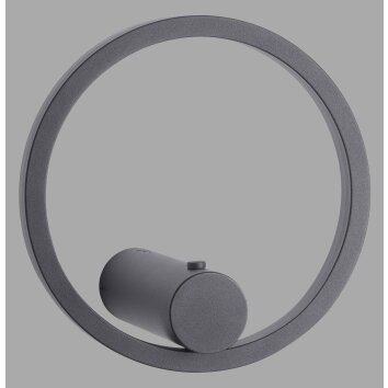 Lichten Direct ARCHIE Wandlamp LED Antraciet, 1-licht, Afstandsbediening