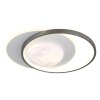 Globo Moon Plafondlamp LED Grijs, Zwart, 1-licht