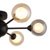 Globo Roland Plafondlamp Zwart, 6-lichts