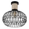 Globo Dorthy Plafondlamp Grijs, Zwart, 1-licht