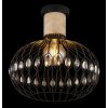 Globo Dorthy Plafondlamp Grijs, Zwart, 1-licht