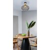 Globo Dorthy Plafondlamp Grijs, Zwart, 1-licht
