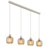Globo Antonio Hanglamp Beige, 4-lichts