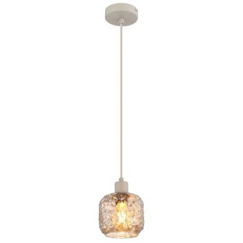 Globo Antonio Hanglamp Beige, 1-licht