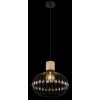 Globo Dorthy Hanglamp Grijs, Zwart, 1-licht