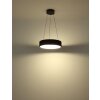Globo Kemp Hanglamp LED Zwart, 1-licht