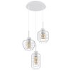 Globo Nesa Hanglamp Wit, 3-lichts