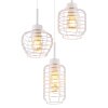 Globo Nesa Hanglamp Wit, 3-lichts