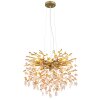 Globo Queena Kroonluchter Goud, 8-lichts