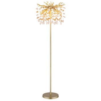 Globo Queena Staande lamp Goud, 5-lichts