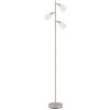 Globo Trent Staande lamp Chroom, Zandkleurig, 3-lichts