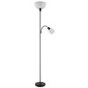 Globo Hinton Staande lamp Zwart, 1-licht