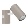 Globo Robby Wandlamp, Muurspot Zandkleurig, Wit, 1-licht