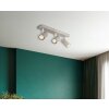 Globo Robby Plafondlamp Zandkleurig, 3-lichts