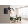 Globo Jack Wandlamp, Muurspot Zwart, 1-licht