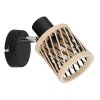 Globo Mali Wandlamp, Muurspot Zwart, 1-licht