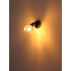 Globo Frosta Wandlamp, Muurspot Chroom, Zwart, 1-licht
