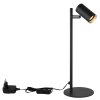 Globo Este Tafellamp LED Chroom, Zwart, 1-licht