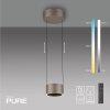 Paul Neuhaus Verlichting Clipse Hanglamp LED Brons, 2-lichts, Afstandsbediening