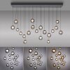 Paul Neuhaus Verlichting Popup Hanglamp LED Grijs, 19-lichts, Afstandsbediening