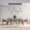 Paul Neuhaus Verlichting Popup Hanglamp LED Grijs, 19-lichts, Afstandsbediening