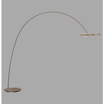Paul Neuhaus Verlichting Loop-Bow Staande lamp, Booglampen LED Brons, 2-lichts