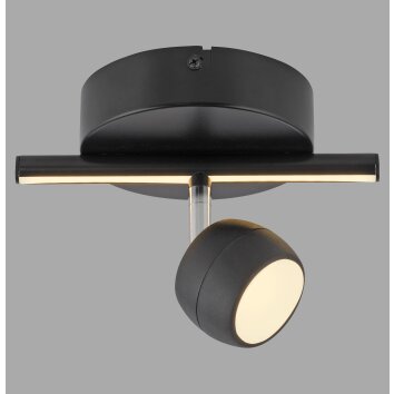 Lichten Direct JARIK Plafondlamp LED Zwart, 2-lichts