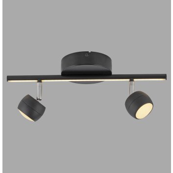 Lichten Direct JARIK Plafondlamp LED Zwart, 3-lichts