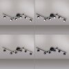 Lichten Direct JARIK Plafondlamp LED Zwart, 7-lichts