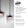 Lichten Direct ELIO Hanglamp LED Zwart, 3-lichts