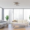 Lichten Direct AKUSTIKA Plafondlamp LED Zwart, 1-licht
