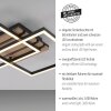Lichten Direct AKUSTIKA Plafondlamp LED Zwart, 1-licht