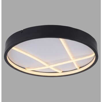 Lichten Direct MIKADO Plafondlamp LED Zwart, 1-licht