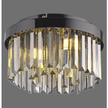 Lichten Direct KULUNKA Kroonluchter LED Zwart, 4-lichts