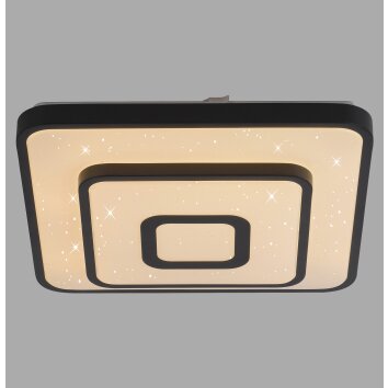 Lichten Direct TURANUS Plafondlamp LED Zwart, 1-licht