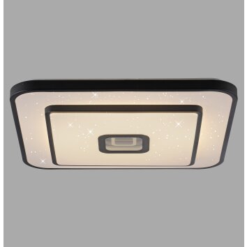 Lichten Direct TURANUS Plafondlamp LED Zwart, 1-licht