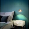 Globo Bernie Hanglamp LED Chroom, Zwart, 1-licht, Bewegingsmelder
