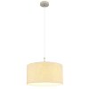 Globo Deleon Hanglamp Chroom, Zandkleurig, 1-licht