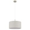 Globo Deleon Hanglamp Chroom, Zandkleurig, 1-licht