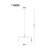Globo Deleon Hanglamp Chroom, Zandkleurig, 1-licht