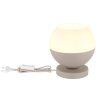 Globo Ragusa Tafellamp Chroom, Wit, 1-licht