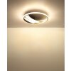 Globo Constance Plafondlamp LED Chroom, Zwart, 1-licht