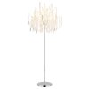 Globo Kinga Staande lamp Zilver, 5-lichts
